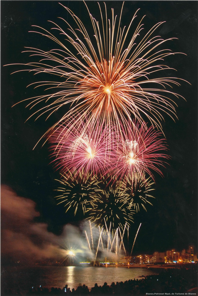 Nuit de  feux d’artifice à Blanes Nuit de  feux d’artifice à Blanes